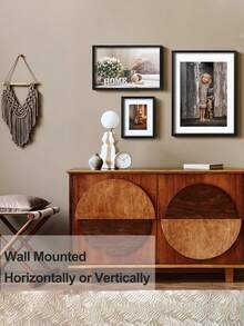 Bộ 3/2/1 khung ảnh gỗ, thích hợp để treo tường, kích thước có sẵn: 10x15, 15x20, 20x25 inch, khổ A4, khung gỗ màu, thích hợp để trang trí ảnh và làm quà tặng kỷ niệm. - Nhiều màu - Xem 6