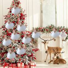 1pc Christmas Decoration Whimsical Fairy Tale Angel Pendants, Cute Angel With Wings, Mesh Dresses - Perfect For Christmas Tree, Home & Window Display, Valentine'S Day & Thanksgiving Gifts, Festive Ornament|Playful Design|Detailed Craftsmanship, Battery-Free Hanging Ornaments For Xmas Tree, New Year, Fall Decor