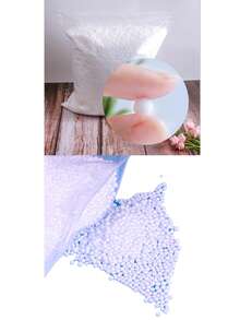 3-5毫米EPS圆形泡沫颗粒，聚苯乙烯，适用于豆袋椅、蒲团床垫、毛绒玩具填充、DIY工艺品 - 弹性透明填充颗粒 - 彩色 - 查看 7