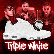 Air TN Plus Max Dracula Vapor Gym Training Running Sneakers Launch - 三重白 - 查看 1