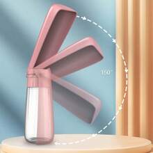 1 件宠物户外水瓶 550ML，带折叠碗的便携式狗水瓶，旅行水瓶便携式水瓶，适用于狗和猫，3 种颜色可选，适合小型到大型犬种，户外徒步旅行宠物必备，现代狗和猫配件