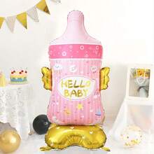 1pc, 61.2 Inch Oversized Milk Bottle Base, Birthday, Anniversary, Party Decoration, Creative Decor - 彩色 - 查看 8