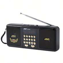 SENBOWE 便携式收音机，FM/USB/卡模式，音量调节旋钮，高品质无线扬声器，桌面收音机，3.5 毫米耳机插孔，适合露营、骑自行车、聚会、礼物，HIFI 音质，便携式防丢失挂绳 1200mAh - 彩色 - 查看 9