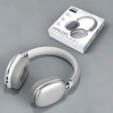 Gerripuer 可折叠无线游戏耳机，立体声耳机，长续航头戴式耳机，适合游戏、听音乐、日常使用、旅行、健身或户外活动、工作或学习，也是一份很棒的礼物。 - 銀色 - 查看 5
