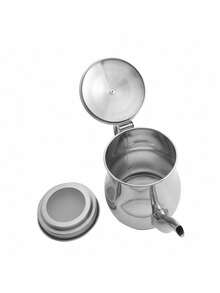 1pc Stainless Steel Oil Bottle, Leak-Proof Cooking Oil Dispenser, Kitchen Supplies Ounce Bottle - Multicolor - View 11