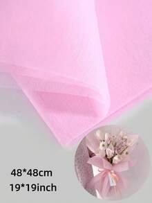 10张48*48厘米手工薄纸DIY工艺花束包装棉质衬纸适用于婚礼生日情人节母亲节礼物包装花店插花