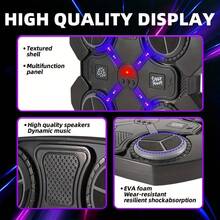 1 Set Music Boxing Target, Home Training Equipment, Adjustable Speed, Indoor Workout, Suction Cup Attached To Wall, No Battery Electronic Boxing Pad, Gloves For Interactive Game, Plug And Play