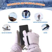 1pair Women's Winter Warm Gloves With A Touchscreen Design, Providing All - Season Warmth Retention , Suitable For Driving, Skiing, Mountaineering, And Daily Outings. Suitable For Party, Driving, Running, Using Phone Game And Daily Activities Halloween