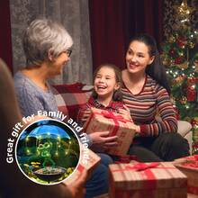 Solar Bird Feeder Frog Garden Decor,Outdoor Solar Lights Frog Figurine Lights With Umbrella, Hummingbird Feeder Decorative Path Lights,Yard Art Ornament,Weatherproof Outdoor Garden Gift - 綠色 - 查看 7