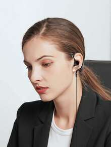 通用对讲机耳机，适用于对讲机的耳挂式耳机，带 K 型插头的耐用耳机