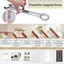 Magnetic Connectors For Cabinets. These Ultra-Thin Magnetic Latches Are Used For Drawer Magnetically Bonded Cabinet Locks For Magnetic Closure, Suitable For Kitchen Cabinet Doors And Magnetic Door Closers.