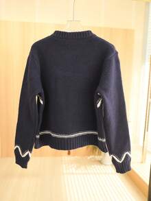 JIANHU Cozy Zip-Up Knit Cardigan For Fall/Winter, Featuring Festive Nordic-Inspired Pattern With Heart & Bow Details, Ideal For Casual Layering And Holiday Gatherings, Stylish Yet Comfortable For Your Everyday Look.