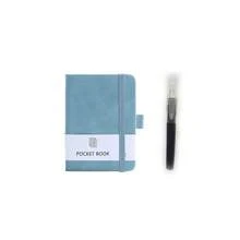 1 pezzo Taccuino tascabile minimalista di moda, formato A7/A6/A5, in morbida pelle di pecora, texture fine, pagine in carta spessa, resistente all'acqua e agli urti, design a quadri con protezione della privacy, con portapenne, taccuino semplice per studenti, taccuino tascabile portatile, diario pianificatore per studenti