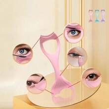 Protetor De Silicone Para Aplicação de Mascara de Cílios Delineador e Sombra nos Cílios