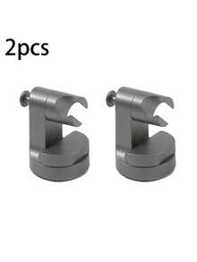 1pc Shower Base Bracket, Movable And Easy To Install Shower Head Holder, No Drilling Required, Equipped With Adjustable Suction Cups And Swivel Hooks, Durable Plastic, Bathroom Accessory - Multicolor - View 15