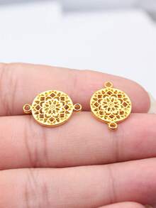20pcs 14x20mm(0.55x0.79inch) Flower Connector Charms For DIY Necklace, Bracelet, Earring Jewelry Making Valentines - Flower Piece Connector - View 6