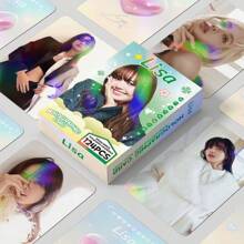 Kpop、粉丝周边商品，Rosie、Jennie、Jisoo、Lisa，Jump卡，BP全息卡/Lomo卡（卡片+贴纸），高级收藏卡，演唱会周边，送给朋友的最佳礼物 - 彩色 - 查看 17