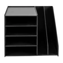 SENDERPICK For Office Mail Sorter PVC File Holder Organizer Black File Holder Organizer - Black - View 9