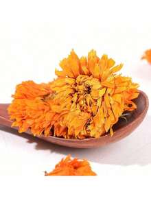 1 pieza Flores de caléndula secas de 210g/paquete o 310g/paquete, adecuadas para velas decorativas DIY, jabones, baños, bodas, confeti, fragancias para el hogar, manualidades - Ramo de flores secas (1 pieza) - Ver 1