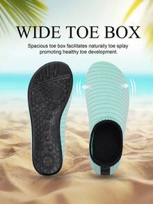 Leisfit Women's Ultra Light Beach/Water Shoes, Non Slip Snorkeling Barefoot Flexible Swimming Shoes, Adult Water Sandals - Soft And Waterproof, Suitable For Professional Non Slip Water Shoes And Indoor/Outdoor Sports Shoes For Beach, Swimming, Diving And Snorkeling - Light Blue - View 6