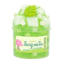 70ml Jelly Cube Crunchy Clear Slime Kit - Soft Scented Stretchy & Non-Sticky Crystal Fluffy Slime With Leaf, Bulk Toys For Kids Prizes, Perfect Christmas Gift Party Favors - Multicolor - View 8