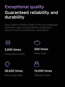 Xiaomi Redmi Note 14 Pro MediaTek Dimensity 7300-Ultra Processor, IP68 Dust And Water Resistance, 5500mAh High-Capacity Battery For Long Endurance, 50MP Sony Large-Aperture Camera, And 1.5K Eye-Care Display,Only Supports English And Chinese Language, - Mirror Porcelain White - View 10