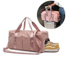 Travel Bag Blogger With The Same Style Gym Suitcase Waterproof Large Spacious Beautiful Yobel.Store - Watermelon Pink - View 5