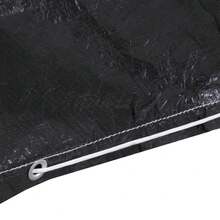 Joinmee Housse de salon de jardin 6 œillets 160x80x75 cm - Noir - Voir 3