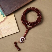 Pulsera de estilo árabe con 99 cuentas de oración, pulsera de deseos de estilo de Oriente Medio