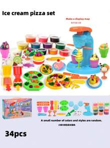 24/12/6pcs Children's Clay Suit, Soft And Easy To Shape, Not Easy To Dry Quickly, The First Choice For Creativity, Wheat Flour Material, Canned Storage, DIY Production, Educational Toys, Suitable For The Back-To-School Season, School Homework, Family Entertainment, Parent-Child Interaction, Can Make Christmas And Halloween Shapes It Can Be Used To Make Various Festival Halloween Shapes.(Please Seal And Store After Use)