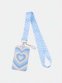 1条时尚飞天小女警爱心图案手机挂绳，长款多色丝带，心形钥匙卡套挂绳，可用于挂通行证、交通卡、工作许可证、场地证明、音乐会、鸡尾酒会等场合。非常适合送给男朋友、女朋友、家人，兼具学校、哥特风和Y2K风格。 - 彩色 - 查看 18