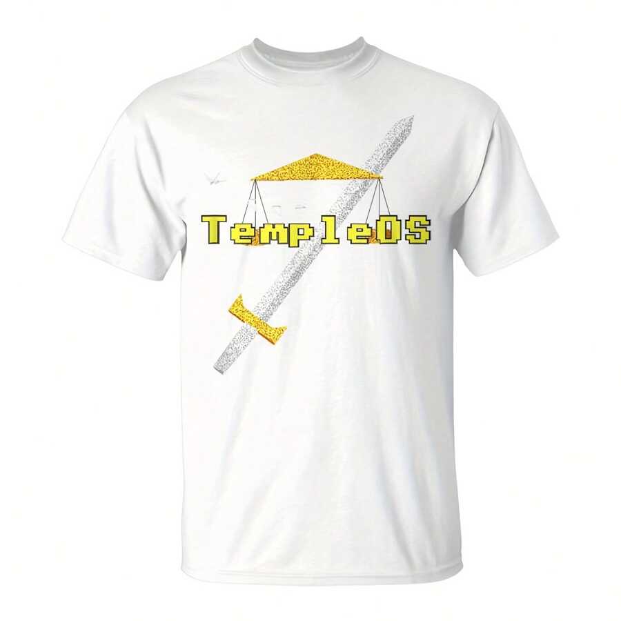 Templeos Operating System Fan Gear Memory Of Terry A S T-Shirt34284220g Top-Grade Horse Cotton T-Shirt, Heavy And Silky Texture, Durable. Group Gifts Designed To Ce The Birthday Of A Friend Or Family Member Who Has Reached An Important Milestone, Such As Turning 30,40, Or 50. The Design Mimics A Fine Wine Label That Says"VINTAGE" In Elegant Serif Type And"Aged To Perfection. Brewed With Hip & Laughter.". This Gift, Presented By All The , Is Humorous But In Good Taste, And Is The Highest Complit To The Birthday Boy's Hip Over The Years.