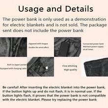 1 Peça + Plugue USB + Cobertor Elétrico com Xale + Controle de Temperatura de 3 Velocidades + Cobertor Aquecido Alimentado por USB + Isolamento Contra Frio + Capa de Perna de Escritório Aquecida + Cobertor Aquecedor e Aquecedor + Superfície Macia e Confortável Amiga da Pele + Fornecendo Calor Para Você em Clima Frio