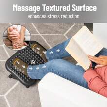 Reposar pie ergonómico, alivio de presión para mayor comodidad, espalda y cuerpo, 1 paquete, negro - 1 paquete - Ver 5