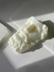 Bougie parfumée artistique abstraite, moitié visage, moitié statue - Bougie parfumée d'art géométrique pour la décoration de fête, bougie de cire de soja artisanale unique, bougie décorative créative pour la chambre, la table à manger, la maison, convient pour les rassemblements, les anniversaires, les mariages et les dîners