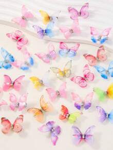 260 件基本款公主发带、发圈、蝴蝶结、发夹和发夹组合套装，简约设计，适合日常使用和送礼 - 彩色 - 查看 6