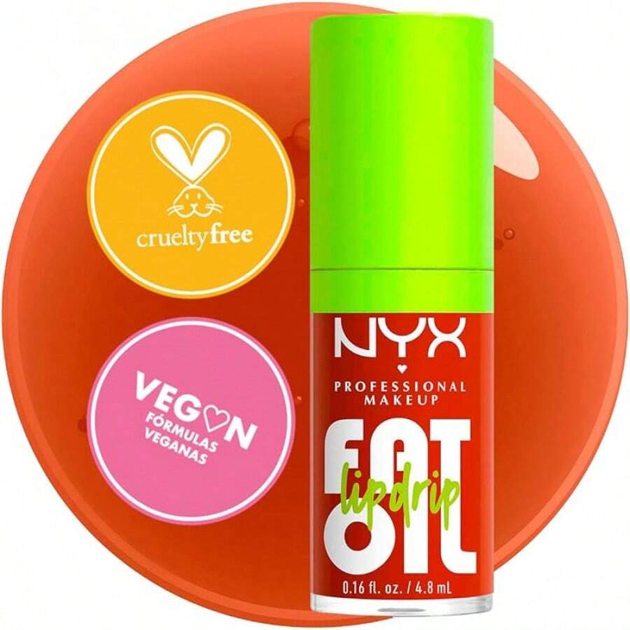 Professional Makeup  Gloss Tono Supermodel, 4.8ml - Brillo labial efecto jugoso hasta por 12H, infusionado con aceite de aguacate, mora y frambuesa, sin sensación pegajosa, fórmula vegana - DESPLAZAMIENTO - Ver 1