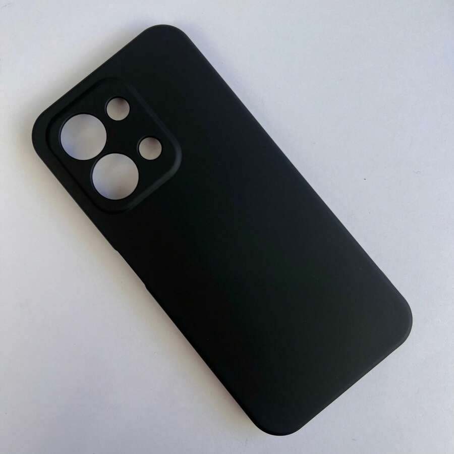Capinha Para Redmi 15C 4G / Capa Case Silicone Colorida  (CF26) - Preto - Visão 1