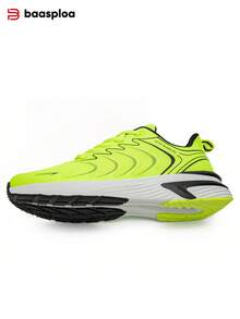 baasploa Giày chạy bộ nam, giày đi bộ nhẹ, giày thể thao ngoài trời nam thời trang thoáng khí bằng lưới, giày thể thao chạy bộ tennis mùa xuân, giày ngoài trời, giày thể thao, giày học sinh, giày chạy bộ kiểu retro, giày casual kiểu retro (Nếu bàn chân của bạn rộng hơn, vui lòng chọn lớn hơn một cỡ) - màu xanh lá - Xem 12