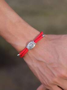 Vintage Men's Viking Bracelet, Handmade Adjustable Rope Bangle, Casual Accessory, Men's Gift, Fabric Bracelet - Vintage Adjustable Bracelet - View 8