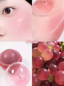 Rom&nd JUICY ROLL CHEEK 06 BARE GRAPE，蜜桃色，裸色，活力四射，奶油质地，融化，柔雾妆效，轻盈不粘腻，不干燥，舒适持久，提亮肤色，唇颊两用，多用途，迷你装，韩国彩妆，韩国化妆品，礼品，8.4克/0.30盎司。 - 06 BARE GRAPE - 查看 3