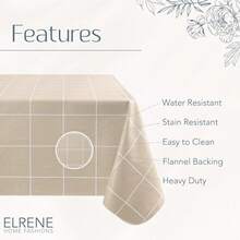 Kitchen Tablecloth - Natural - View 5