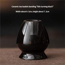 One-Piece Set Of 500ml/700ml Round Striped Ceramic Matcha Bowl, Song Dynasty Tea Ordering Tool Ceramic Threaded Tea Bowl, Tea Stand, Silver Flower Paper High-Temperature Roasting Process, Fadeless, Beautiful And Durable, Easy To Carry And Use, Suitable For Business Meetings, Art Appreciation, Outdoor Travel And Leisure Occasions Japanese Tea Ceremony Bowls And Tea Ceremony Accessories 1pc - Multicolor - View 13