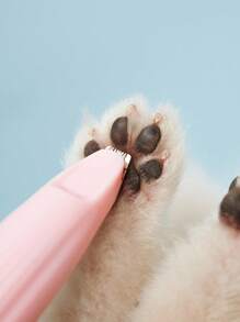 PETSIN 1 Piece USB Pet Hair Clipper, Electric Shaver With LED Light, Removes Hair From Cat/Dog Paws, Can Trim Hair Around Paws, Ears, Eyes And Private Parts, Suitable For Daily Care Animal Hair