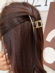1-4 Pieces Hair Clip M 8cm For Women Suitable For Party Use And Daily Use, Women Hair Accessory Large Heavy Hair Clip, Casual Hairstyles - 金拱門 - 查看 3