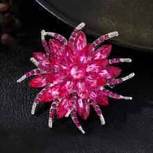 1pc - 7 Color Options Elegant Vintage Zinc Alloy Brooch, Suitable For Women's Daily, Party, DIY, Holiday Gift - XD7938 - View 4