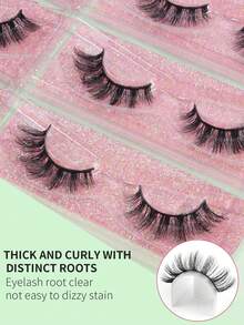 10/30对自然交叉全头假睫毛，带包装盒，浓密卷翘蓬松，适合派对、卡通妆容，旅行必备，3种款式可选，配件可选，新年礼物，圣诞睫毛礼盒，约会礼物（女士），送给女朋友、妻子、母亲的礼物，生日礼物，派对礼物，礼盒包装。 - 黑色 - 查看 9