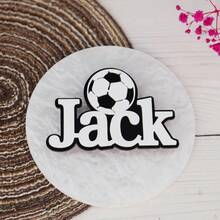 1 peça pingente personalizado esportivo com tema esportivo, pingente Bogg, pingente esportivo personalizado, placa de identificação para jogador esportivo, pingente Bogg - Multicolorido - Ver 21