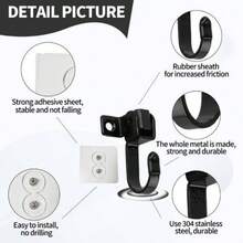 5PCS Kitchen Adjustable Hook Dualpurpose Movable Sidemounted Toploading Hook