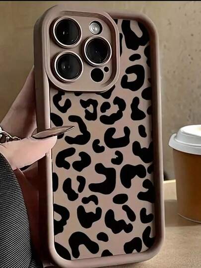 Apple Tier Leopard Print Creative New Design "Evil Eye" Ladder Phone Case, Funny Minimalist Fashionable Unique Unisex Holiday Gift Phone Case Compatible With IPhone, Waterproof, Shockproof, Scratch-Resistant, Compatible With  16, 15, 14, 13, 12, 11 Pro Max, X, XR, Xs Max, 8, 7 Plus With Anti-Drop Matte Back Cover.